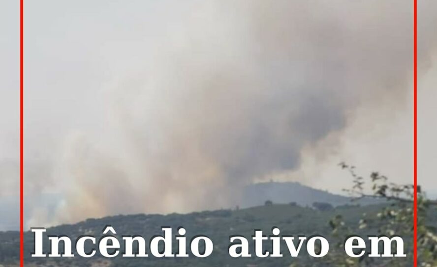 Mais de 100 operacionais combatem incêndio em Fortios