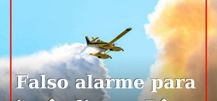 Meios aéreos chegaram a ser mobilizados
