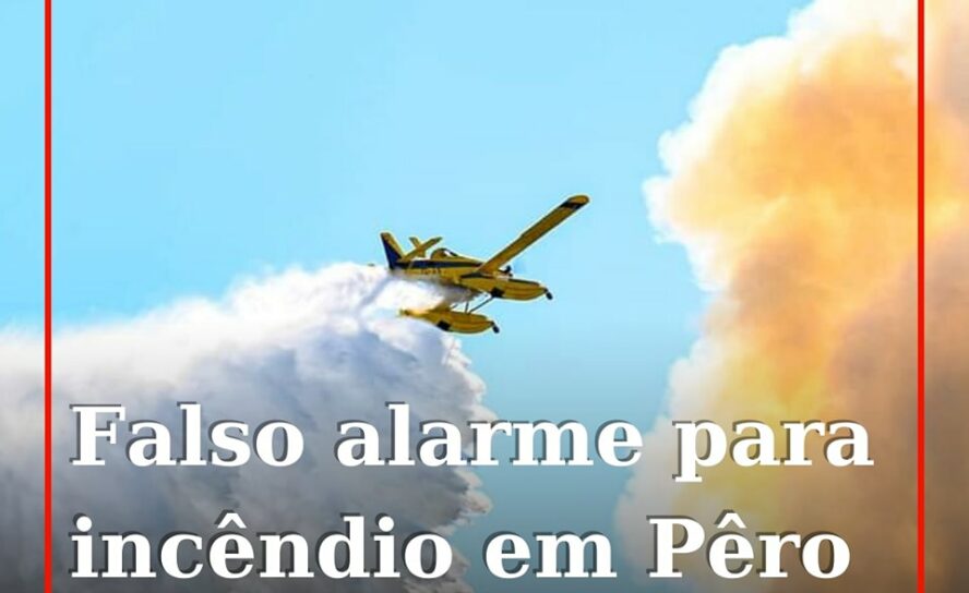 Meios aéreos chegaram a ser mobilizados