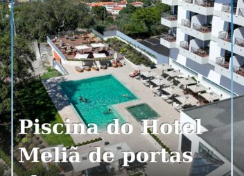 Piscina exterior do Hotel Meliã Castelo Branco já abriu portas