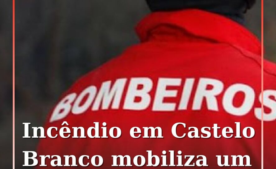Um foco de incêndio deflagrou esta manhã numa zona de mato na localidade de Mata
