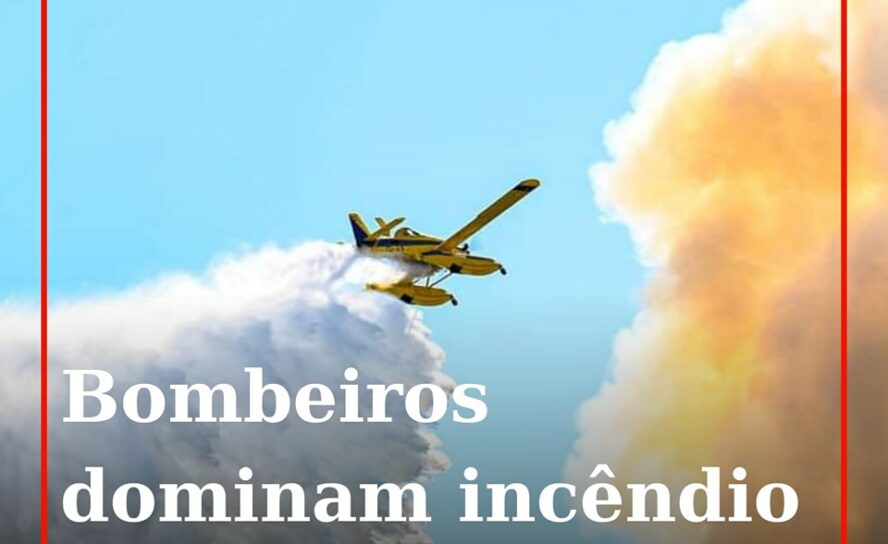 Um incêndio em Pêro Viseu, no concelho do Fundão, mobilizou dois meios aéreos