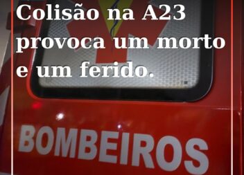 Uma pessoa morreu e outra ficou ferida na sequência de uma colisão entre dois mo