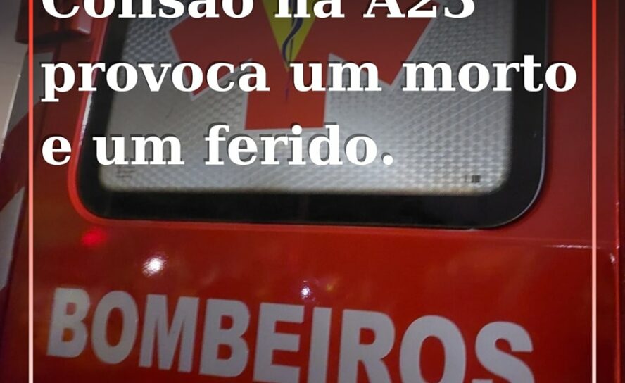 Uma pessoa morreu e outra ficou ferida na sequência de uma colisão entre dois mo
