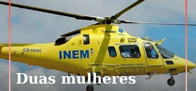 Duas mulheres ficaram feridas, uma delas com gravidade, na sequência do despiste