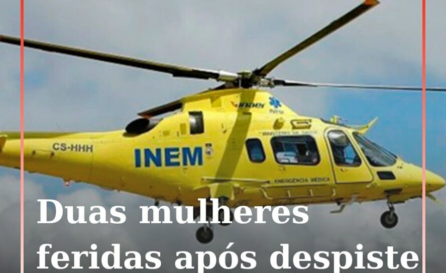 Duas mulheres ficaram feridas, uma delas com gravidade