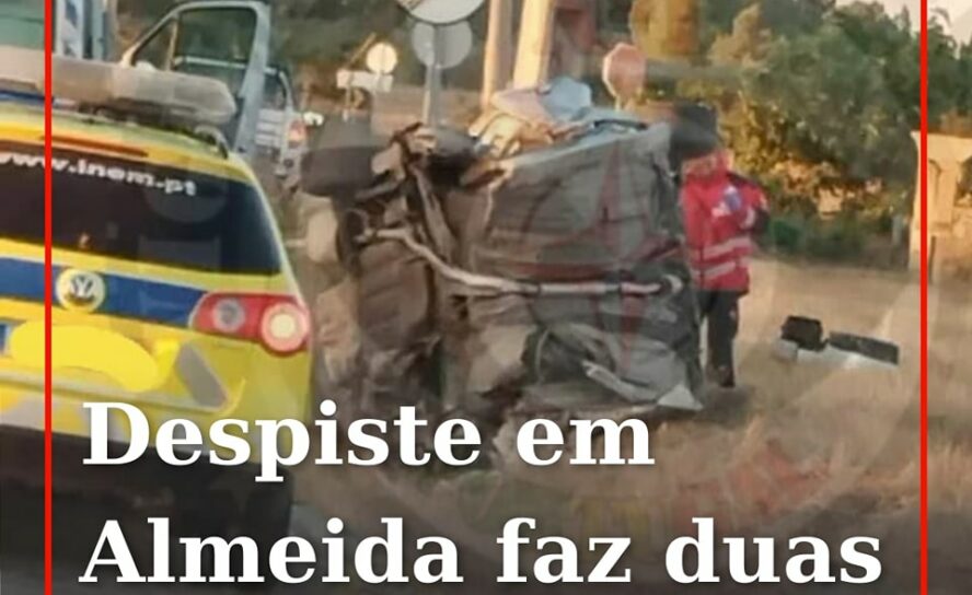 Duas pessoas morreram e uma outra sofreu ferimentos graves na sequência do despi