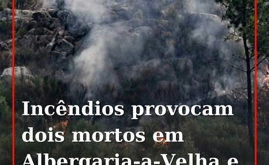 Duas pessoas morreram hoje nos incêndios de Sever do Vouga e Albergaria-a-Velha,