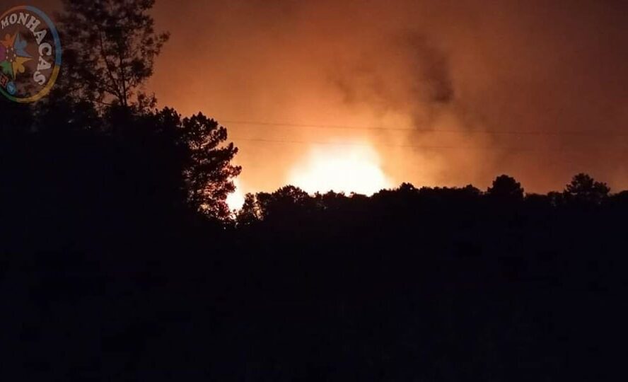 Incêndio deflagra em Louriçal do Campo