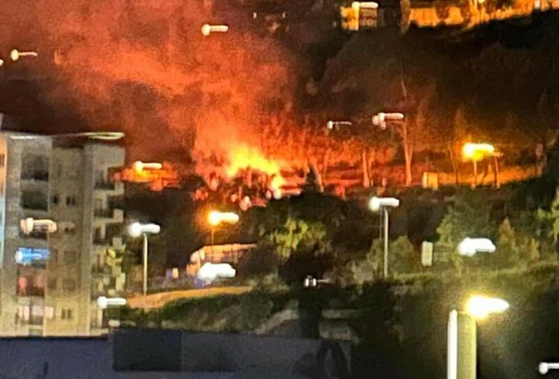 Incêndio na Covilhã assustou mas está dominado