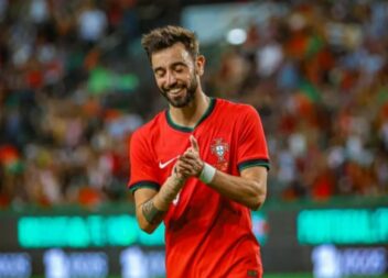 Liga das Nações 2024 - Golo de Bruno Fernandes a empatar a partida 1-1