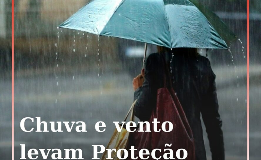 Outono traz precipitação e vento forte