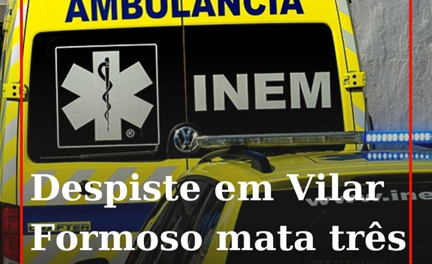 Três homens morreram, esta sexta-feira de madrugada, na Estrada Nacional 332