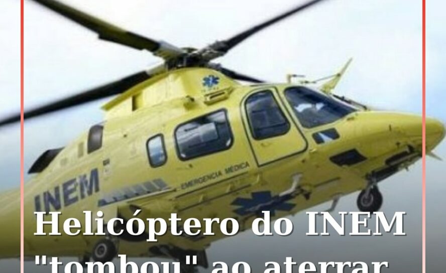 Um helicóptero do INEM aterrou de emergência esta segunda-feira na zona de Mondi