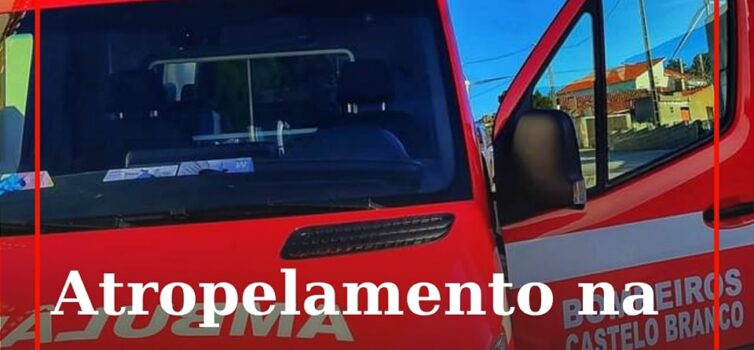 Uma pessoa ficou ferida na sequência de um atropelamento na Rua Padre Américo, n