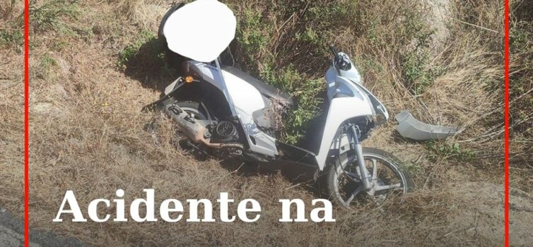 Uma pessoa ficou ferida num acidente que envolveu um motociclo e um veículo lige