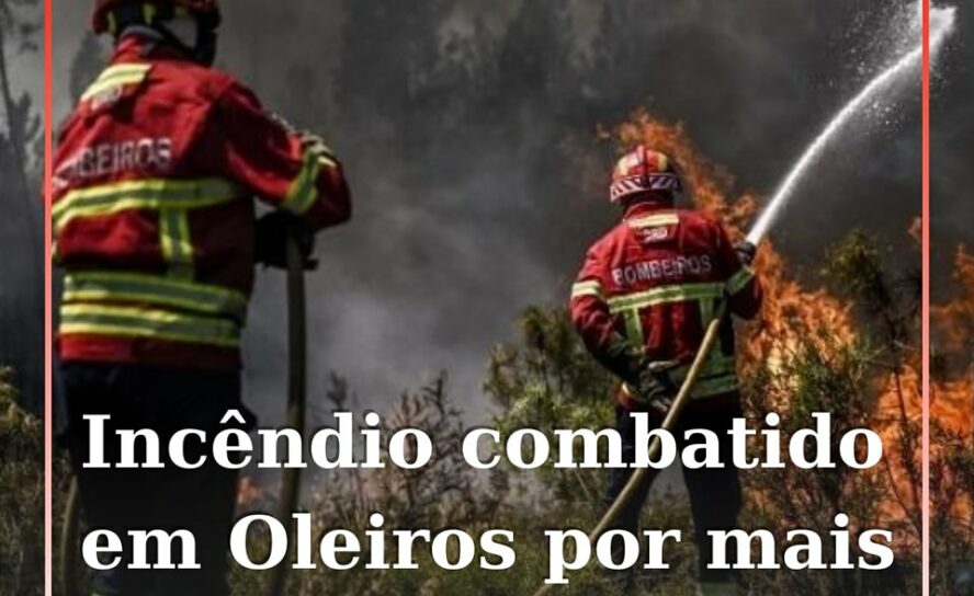 Vários operacionais dos Bombeiros impediram que um incêndio numa zona de povoame
