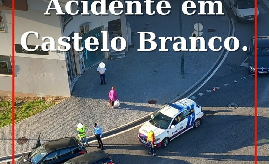 Automóveis colidem em Castelo Branco