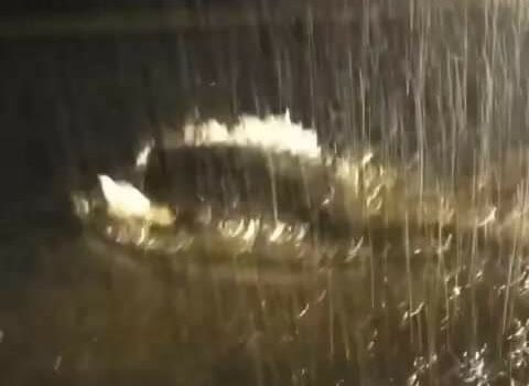 Chuva intensa na Covilhã