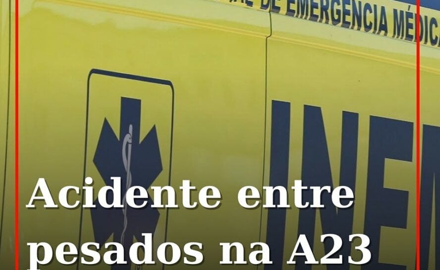 Homem de 50 anos ferido após colisão na A23