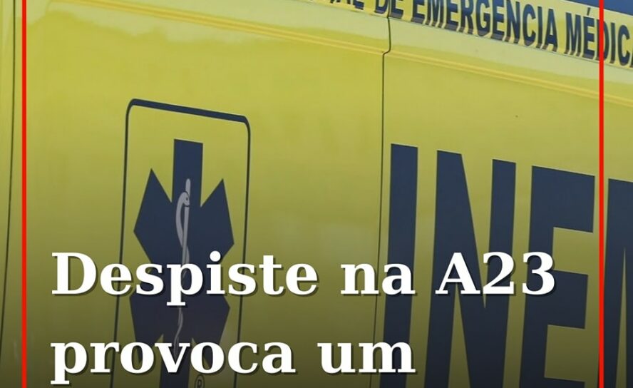 Homem ferido em despiste na A23