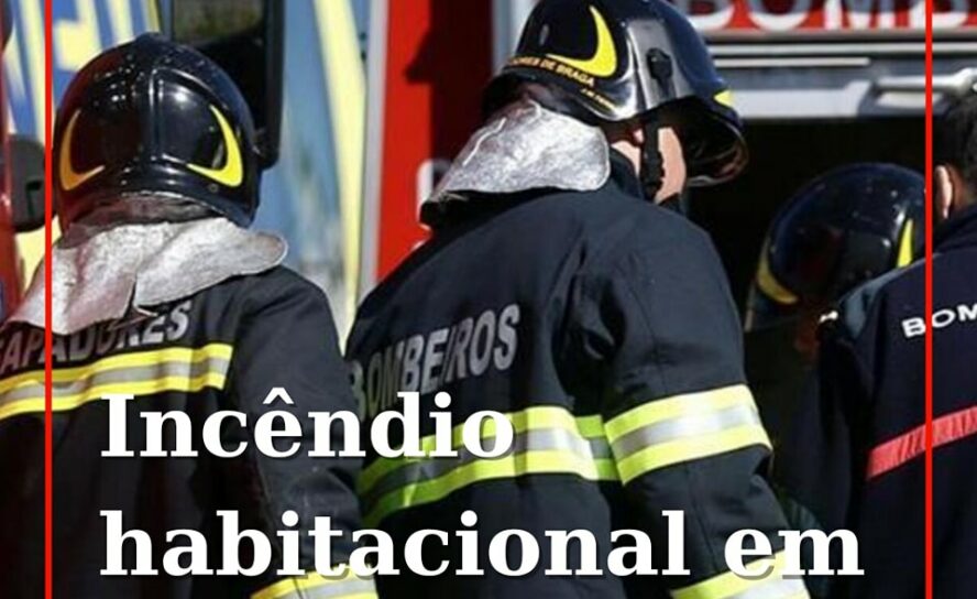 O alerta para um incêndio habitacional em Sarzedinha