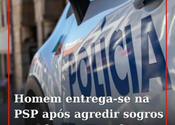 Um homem de nacionalidade estrangeira, de 34 anos de idade, entregou-se ao iníci