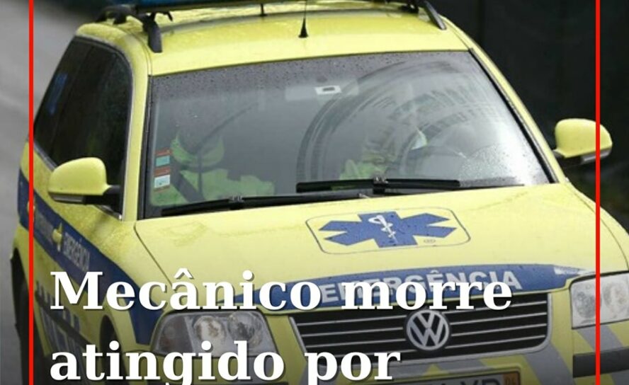 Um mecânico de 52 anos perdeu a vida, esta terça-feira