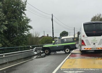 Viatura da GNR sofre despiste em Castelo Branco