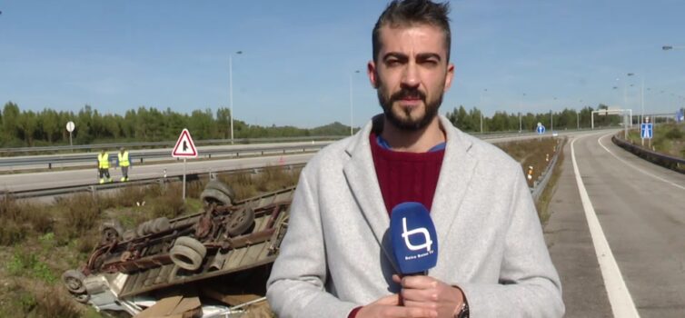 Despiste na A23 no Fratel