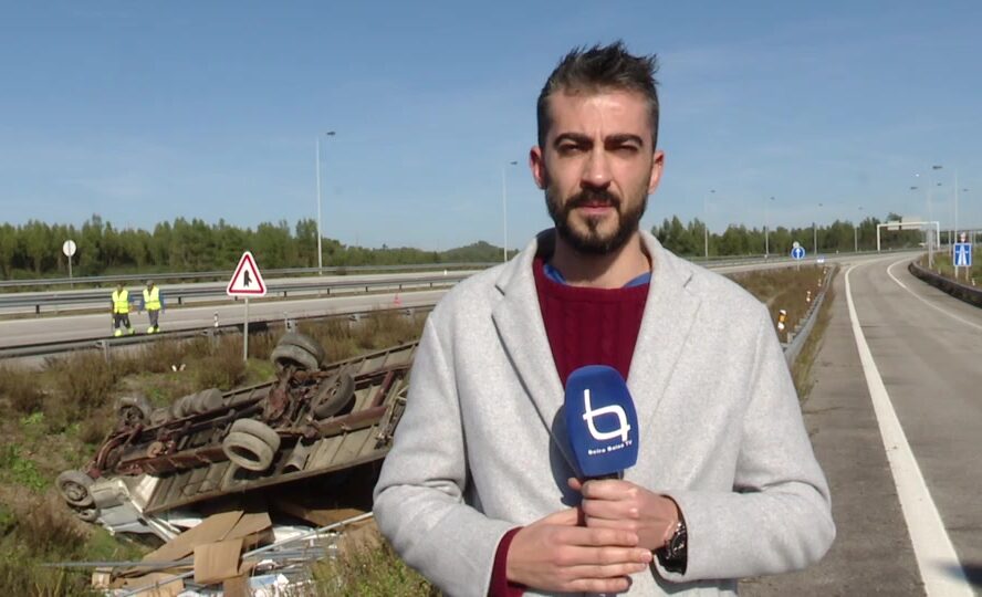 Despiste na A23 no Fratel