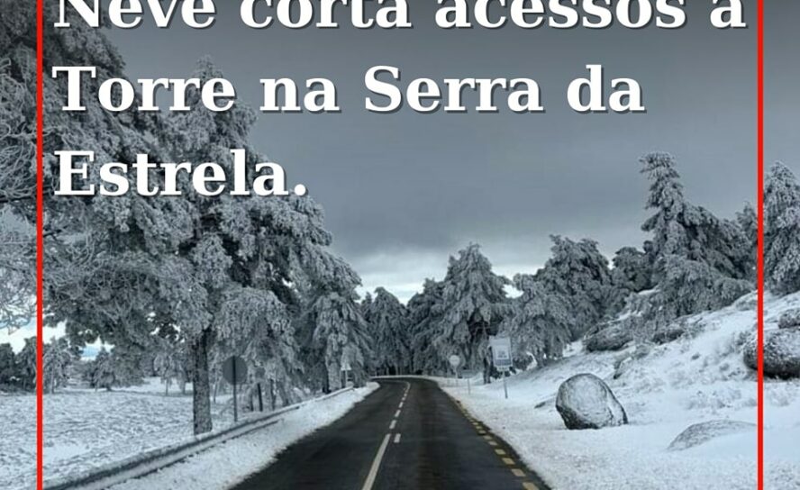A queda de neve intensa que ocorreu esta tarde na Serra da Estrela obrigou ao en