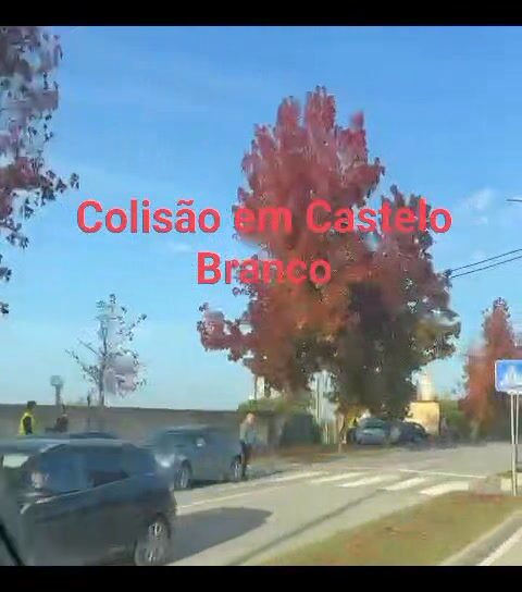 Acidente aparatoso em Castelo Branco não provocou feridos