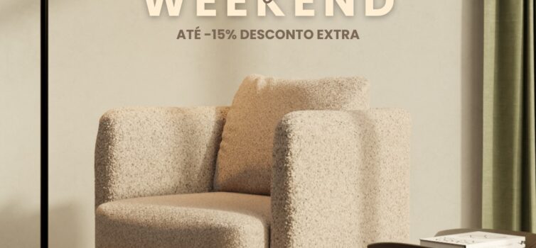 De 9 a 11 de novembro, aproveite o 𝗦𝗶𝗻𝗴𝗹𝗲𝘀 𝗪𝗲𝗲𝗸𝗲𝗻𝗱 com até 15% de desconto extra