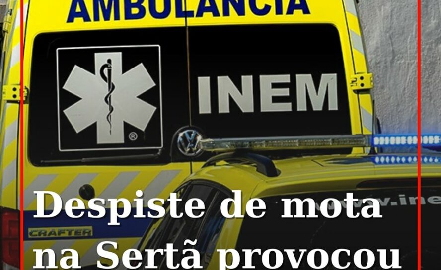 Homem ferido após despiste na EN238