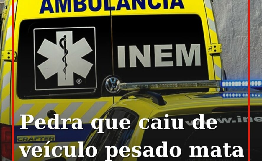 Homem morre após ser atingido por pedra de grande porte na EN 118