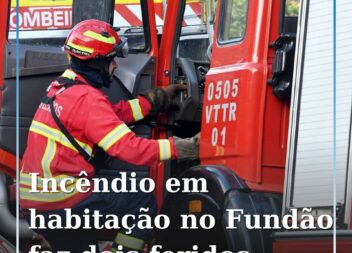 Incêndio em anexo de residência nas Donas deixa dois feridos
