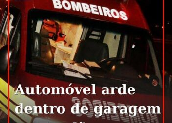 Incêndio em automóvel não provocou feridos