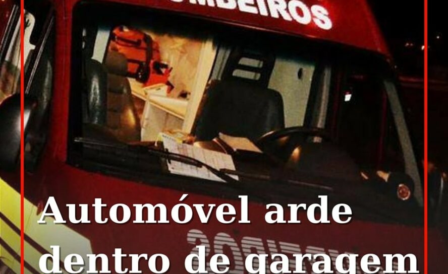 Incêndio em automóvel não provocou feridos