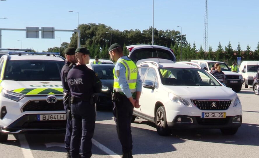 Operação Stop da GNR na A23 em Castelo Branco