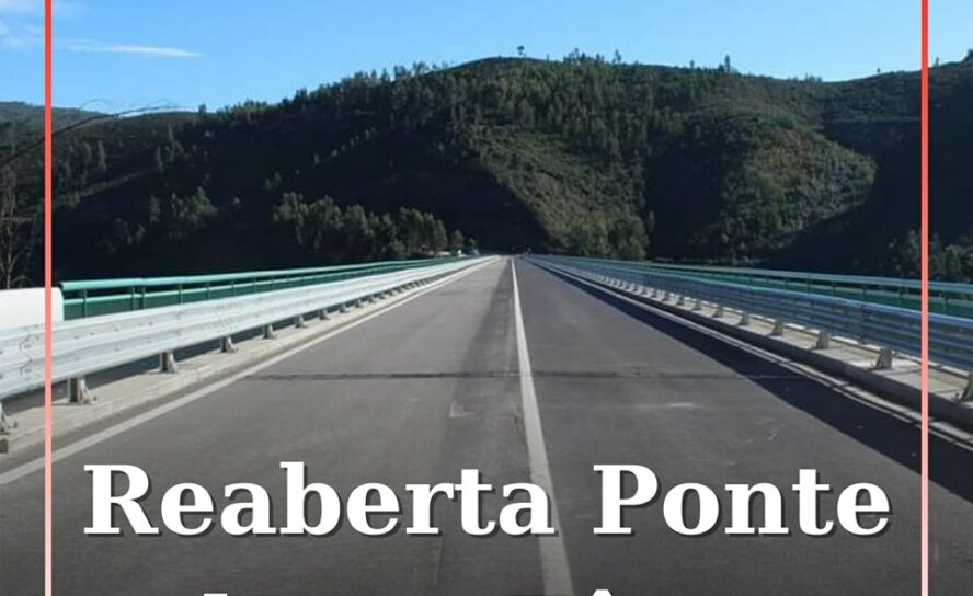 Ponte entre os concelhos de Vila de Rei e Ferreira do Zêzere com trânsito reaber