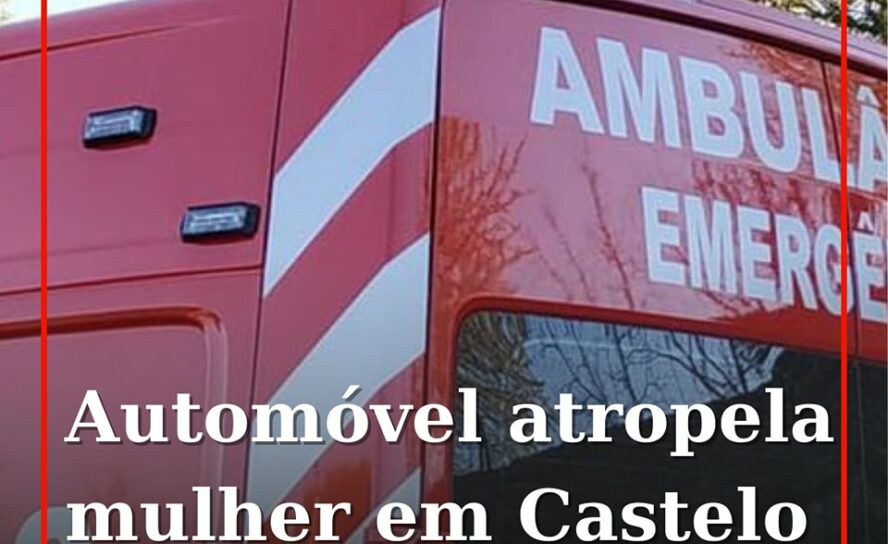 Vítima de atropelamento ficou ferida
