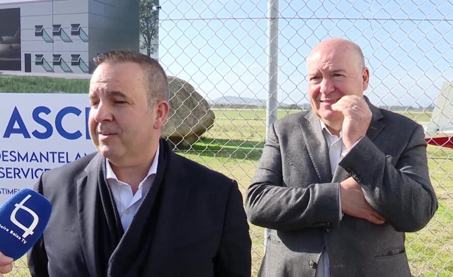 Aeródromo de Castelo Branco recebe novo hangar da TRMK