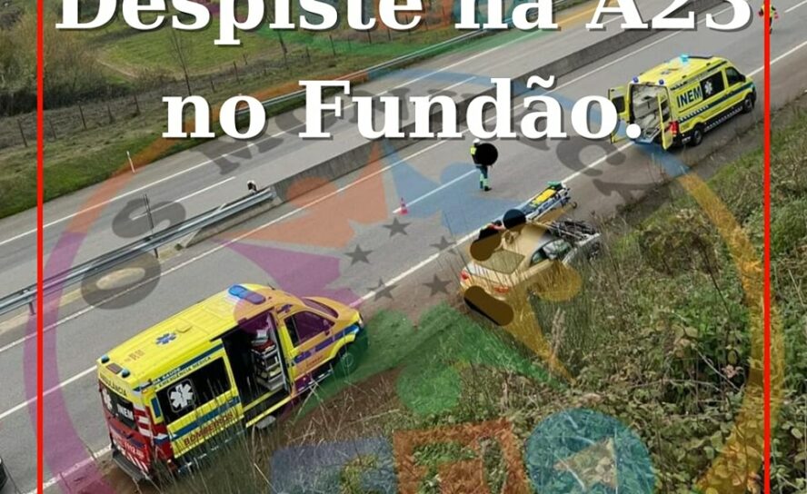 Despiste na A23 provoca dois feridos em avaliação