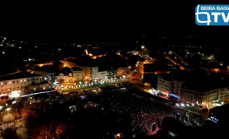 EM DIRETO: Passagem de ano 2025 em Castelo Branco