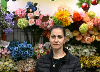 Florista Flor Dourada