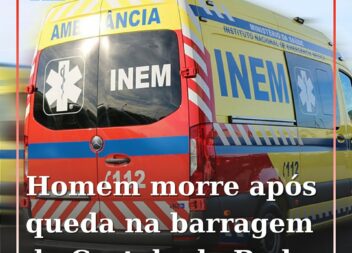 Homem na casa dos 30 anos morre após queda da barragem de Castelo de Bode