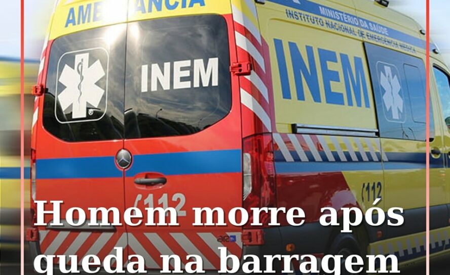 Homem na casa dos 30 anos morre após queda da barragem de Castelo de Bode
