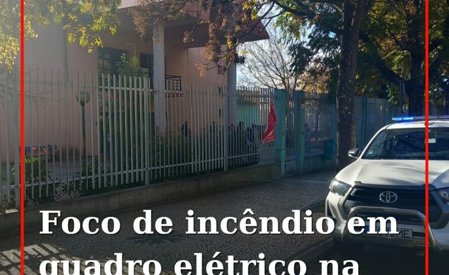 Quadro elétrico de sala de aula provoca incêndio em Escola Básica de Castelo Bra