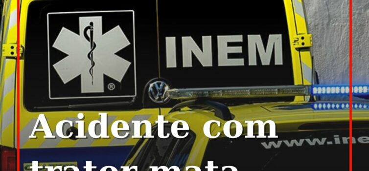 Um homem, de 74 anos, morreu hoje num acidente com um trator agrícola em Nisa